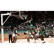 CM267 Bill Russell Boston Celtics Layin Colorized Photo 