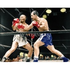  CM375 Rocky Marciano Colorized Photo