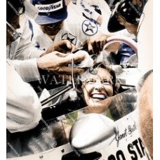 CP749 Janet Guthrie Wins Race Colorized Photo
