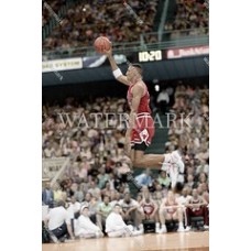 CV138 Scottie Pippen Chicago Bulls Slam Dunk Colorized Photo
