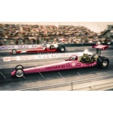 CV168 Shirley Muldowney NHRA Queen Drag Car Racing Colorized Photo