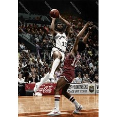 DG250 James Silas Spurs & Maurice Cheeks Sixers Colorized Photo