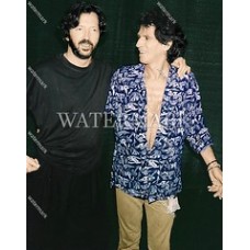  DI480 ERIC CLAPTON  & KEITH RICHARDS Rolling Stones GUITAR HEROES Colorized Photo