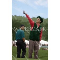  DO33 Bill Murray  & Mark Grace Play Golf Colorized Photo