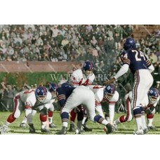  DA274 YA Tittle NY Giants Under Center Colorized Photo