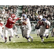  DF759 Cookie Gilchrist AFL All Star Game Run Colorized Photo