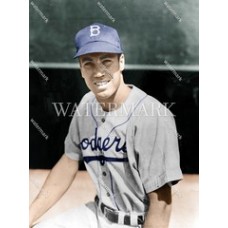  DF771 Duke Snider Brooklyn Dodgers Rookie Pose0 Colorized Photo