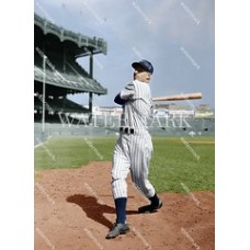  DF868 Tommy Henrich NY Yankees Slugger Colorized Photo