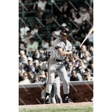  DF874 Will Clark The Thrill hit stance Colorized Photo