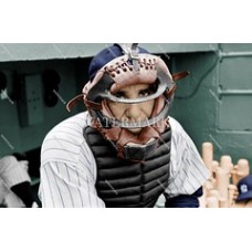  DF885 Yogi Berra Yankees Game Face Colorized Photo