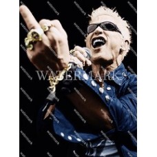  DI464 BILLY IDOL Rock Star with a REBEL YELL Colorized Photo