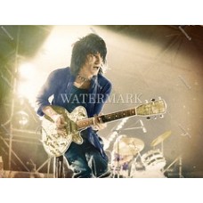  DI530 THE ROLLING STONES - RONNIE WOOD Rock Guitarist Colorized Photo