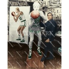  DI711 Larry Bird Boston Celtics Statue Colorized Photo