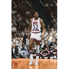  DI724 Magic Johnson Lakers All Star Colorized Photo