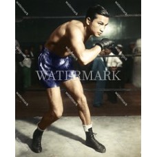 DL862 Barney Ross Boxing Champ  Colorized Photo