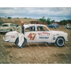  DM42 Ron Olson 1958 Minnesota Stock Car Racing Champion  Colorized Photo