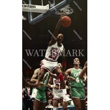  DO151 Michael Jordan Chicago Bulls Nasty Dunk Colorized Photo