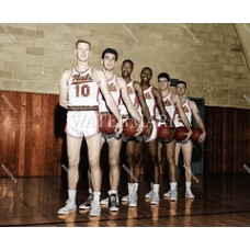  DO189 Syracuse Nationals  Red Kerr Dolph Schayes Earl Lloyd Nats Colorized Photo