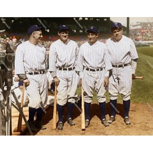 Lou Gehrig and Babe Ruth Colorized  Lou gehrig, Babe ruth, Baseball players