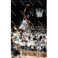  DT519 Michael Jordan Slam Dunk Colorized Photo
