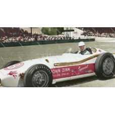 DW94 Pat Flaherty Indianapolis 500 Winner Colorized Photo