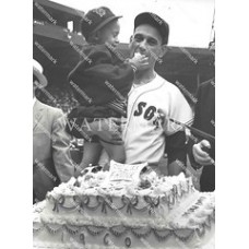 EG564 Frank Malzone Boston Red Sox Birthday Cake Photo