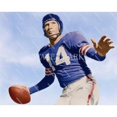 RX668 Y.A. TITTLE New York Giants  Colorized Photo