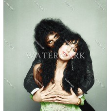 EF534 Gene Simmons Kiss & Cher Colorized Photo