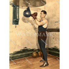 EF558 Jack Dempsey Heavy Weight Boxer Champ Colorized Photo