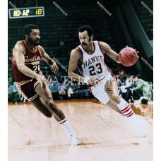 EF627 LOU HUDSON Atlanta Hawks Colorized Photo