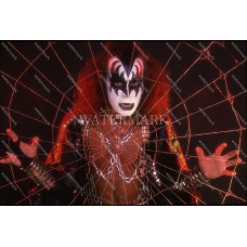 DE394 Gene Simmons KISS Behind The Spiders Web Photo