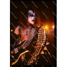DE466 Gene Simmons KISS Rock _ Roll All Night Photo